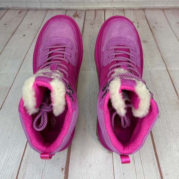 Ugg Highland Hi Heritage Raspberry Sorbet Boots Shoes Girls Size 6/Women’s Sz 7 - Picture 8 of 12